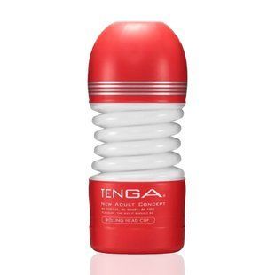 Tenga Rolling Head Cup masturbator with intense head stimulation, Standard