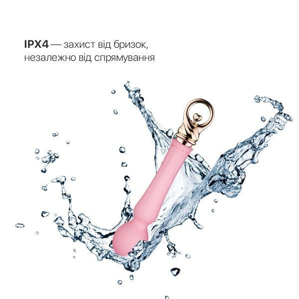 Zalo Sweet Magic Confidence Wand Heated Wand Massager, Fairy Pink, Рожевий