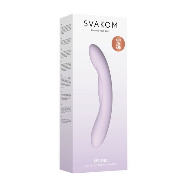 Smart vibrator with pulsation Svakom Selena, Lilac