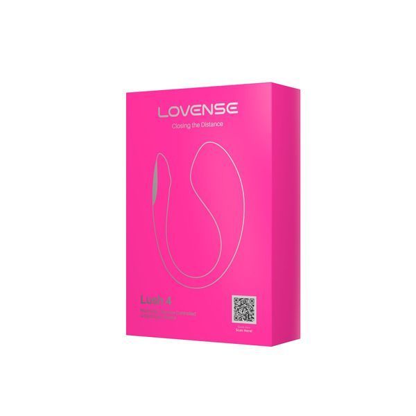Lovense Lush 4 Smart Vibrating Egg, Raspberry