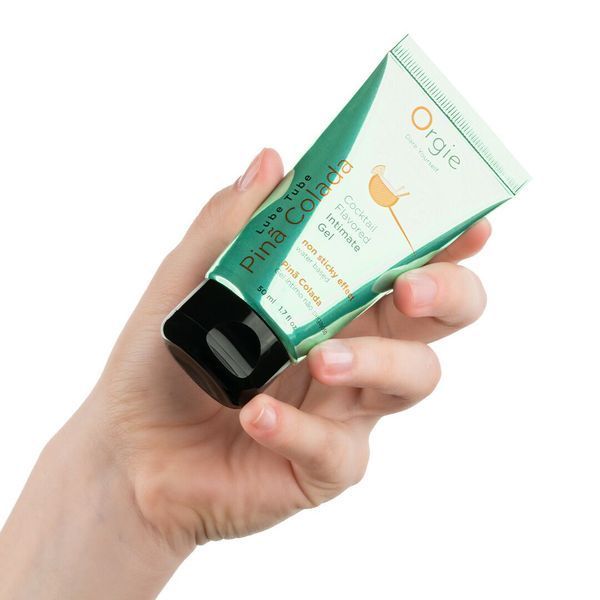 Orgie Lube Tube Pina Colada Water-Based Lubricant, 50 ml, Pi&ntilde;a colada
