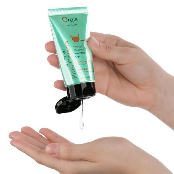 Orgie Lube Tube Pina Colada Water-Based Lubricant, 50 ml, Pi&ntilde;a colada