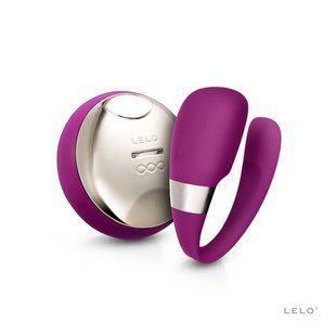 Вібратор для пар LELO Tiani 3 Black, 2 мотори, пульт ДК, Фіолетовий SO8116 фото