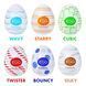 Tenga Egg Standard 3 Pack 2 egg masturbators (Twister, Bouncy, Silky)