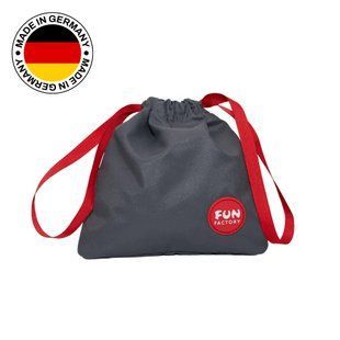 Bag for sex toys Fun Factory TOYBAG, S, gray, pouch, 14x14 cm, S / Grey