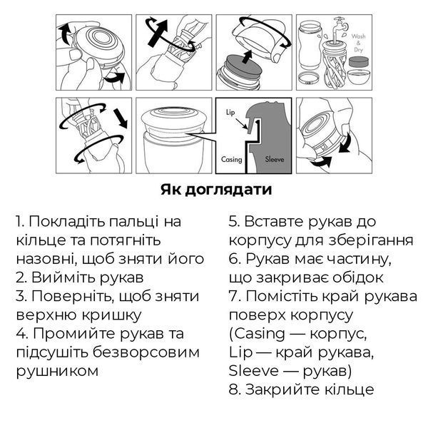 Мастурбатор Tenga Air-Tech Gentle, білий, VC Regular ATV-001R фото