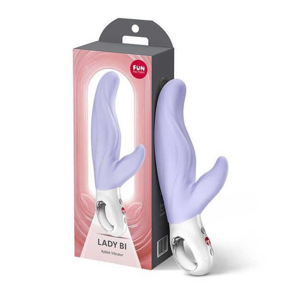 Fun Factory LADY BI rabbit vibrator for the A-spot, 2 motors, 12 modes, Purple