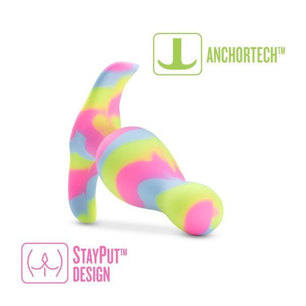 Анальна пробка Blush Avant Kaleido Lime, 9 см BL-18500 фото