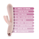 Вібратор-кролик Blush Elora з потрійною стимуляцією, рожевий BL-07200 фото 2