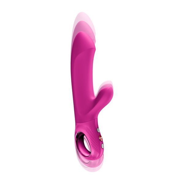 Fun Factory Bi Stronic Embrace Thrusting Vibrator, Fuchsia