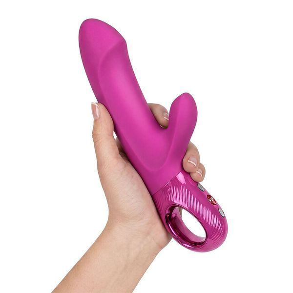 Fun Factory Bi Stronic Embrace Thrusting Vibrator, Fuchsia