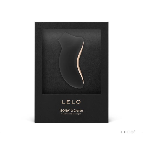 Звуковий стимулятор клітора LELO SONA 2, 12 режимів, Чорний SO8100 фото