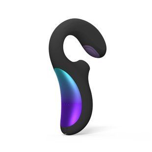 Кліторально-вагінальний звуковий стимулятор LELO Enigma Double Sonic, Чорний SX2554 фото