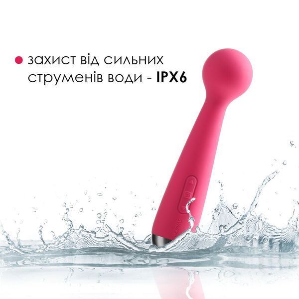 Svakom Mini Emma Wand Massager with Smart Mode, Red