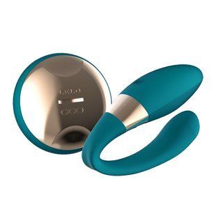 Vibrator for couples LELO Tiani Duo, 2 motors, remote control, Blue
