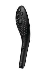 Насадка-стимулятор для душу 2в1 Womanizer Wave Black, масажер для інтимних зон, Чорний SO8763 фото