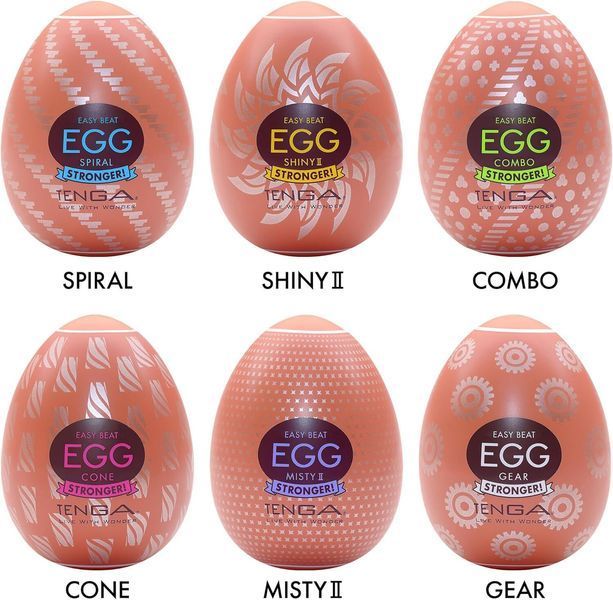 Набір мастурбаторів-яєць Tenga Egg Hard Boilded II Pack SO9804 фото