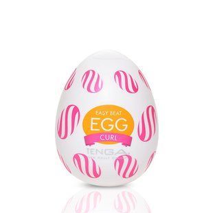 Tenga Egg Curl egg masturbator with relief of cones