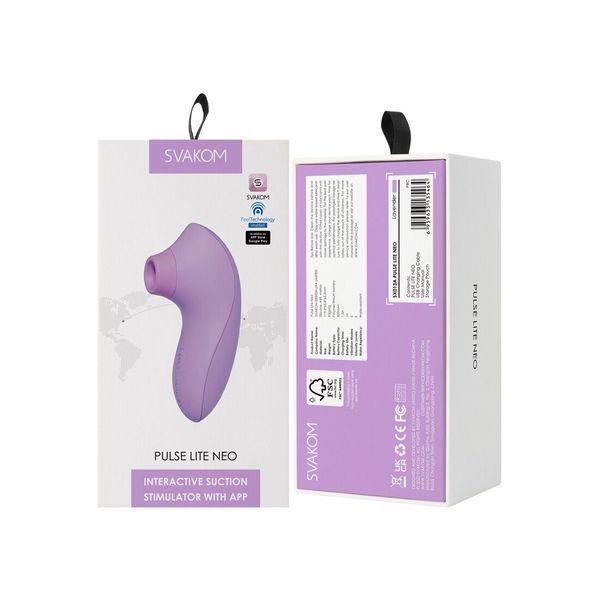 Svakom Pulse Lite Neo Suction Stimulator, Lilac