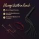 Blush Temptasia Ardor Silicone Flogger, Black