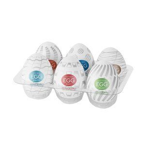A set of egg masturbators Tenga Egg New Standard Pack (6 eggs)