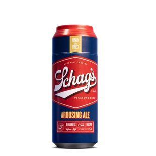 Мастурбатор &ndash; банка пива Blush Schag's Arousing Ale Masturbator &ndash; Frosted, самозмащуваний, вакуум SO8841 фото