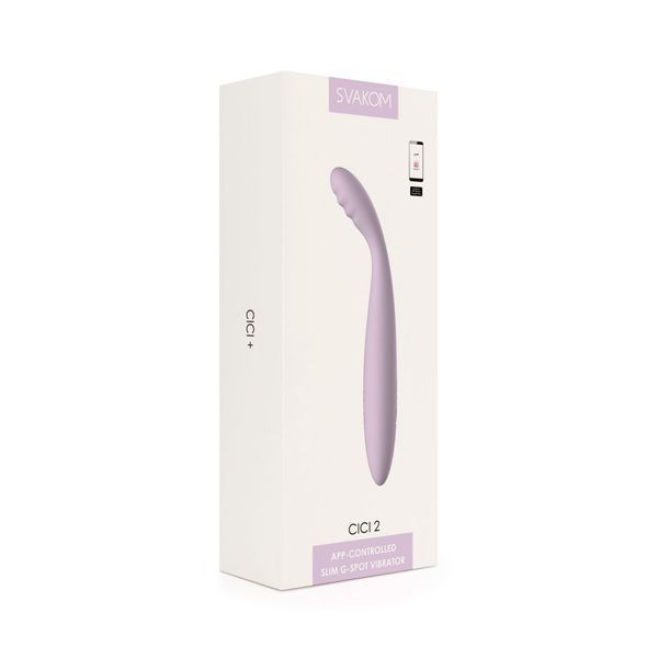 Svakom Cici 2 Slim Smart G-Spot Vibrator, Lilac
