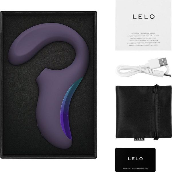 Кліторально-вагінальний звуковий стимулятор LELO Enigma WAVE, Фіолетовий SX0686 фото