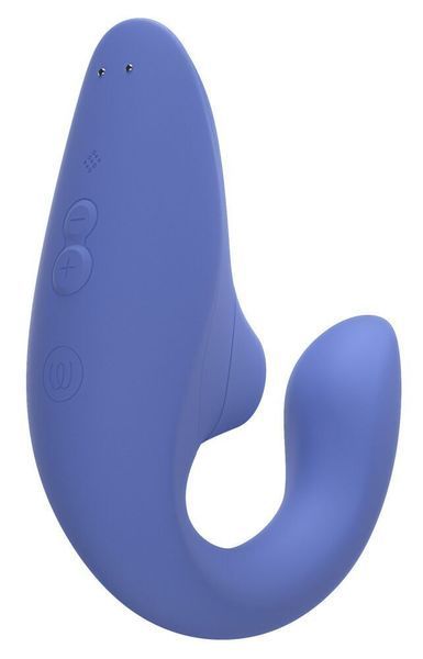 Womanizer Blend Vaginal-Clitoral Stimulator, Blue / Light Blue